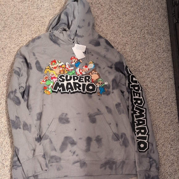 Super Mario Tie-Dye Hoodie - Picture 1 of 4